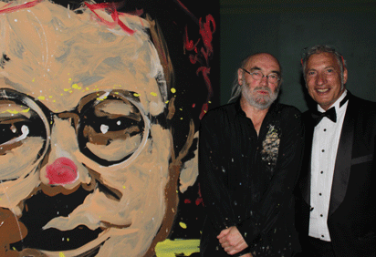 avec le peintre Jean pierre blanchard